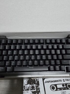 Compact Black Mechanical Keyboard for Everyday Typing